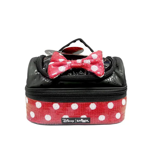 Disney Smiggle hetsäljande Skolväska kvinnliga Minnie Wheel Ryggsäck Mickey Barnväska Trolley Väska 3-16 år Lunchbox02