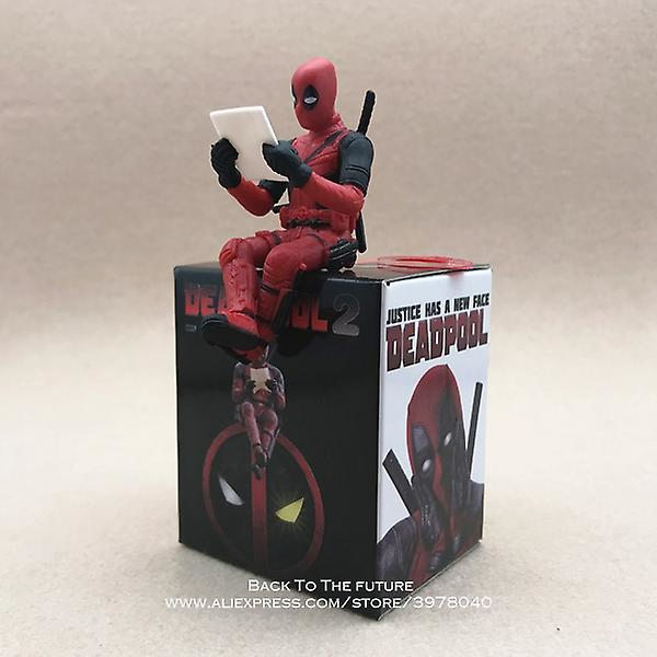 Disney Marvel X-men Deadpool 2 Actionfigur Sittställning Modell Anime Minidocka Dekoration Pvc Collection Figur Leksaker Modell C Deadpool 2-1with box