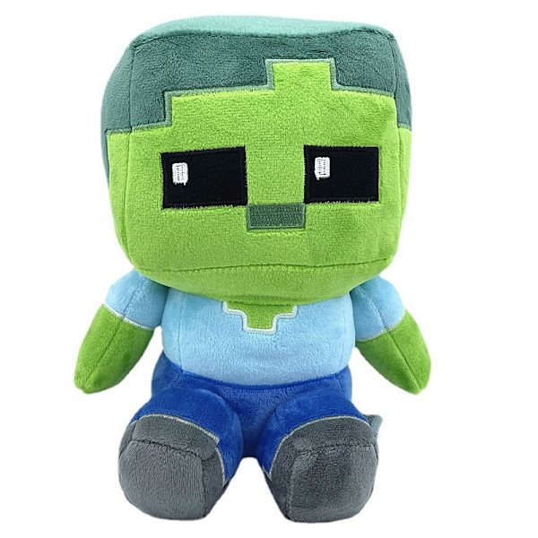 Minecraft Plyschleksak Barndocka Sitting Zombie 26cm