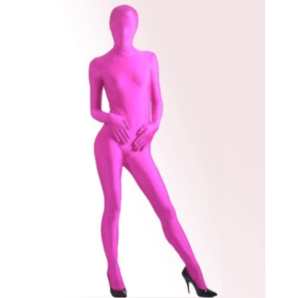 Helkroppsdräkt Unisex Spandex Stretch Vuxen kostym Pink 160