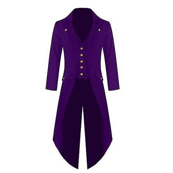 Gotisk Steampunk frackjacka_a Purple M