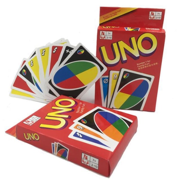 Klassiskt UNO kortspel kartong Standard UNO bestruket papper
