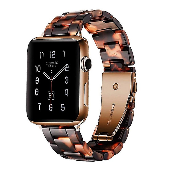 Kompatibel med watch 38-40mm / 42-44mm Series 5/4/3/2/1 Tortoiseshell 42  44mm