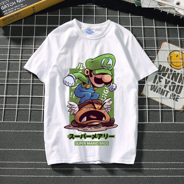 Mario anime perifer T-shirt för män och kvinnor T-shirts 14# 14# 2XL