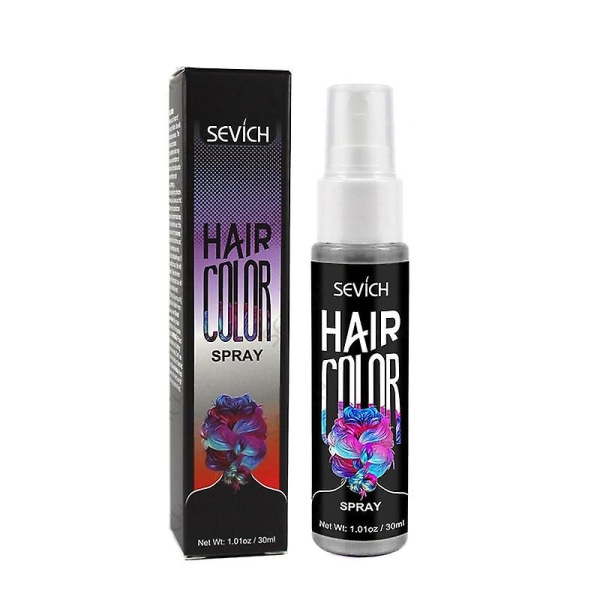 30ml 5-färgad flytande spray tillfällig hårfärg Unisex hårfärgning direktfärg Red
