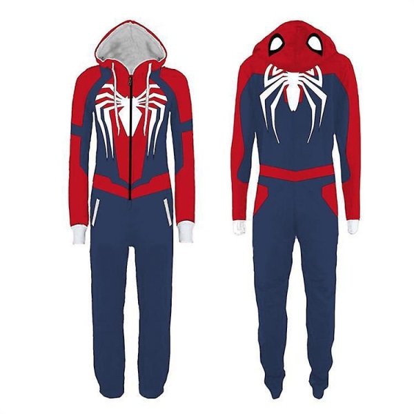 Vit pyjamas i Spider-man stil L