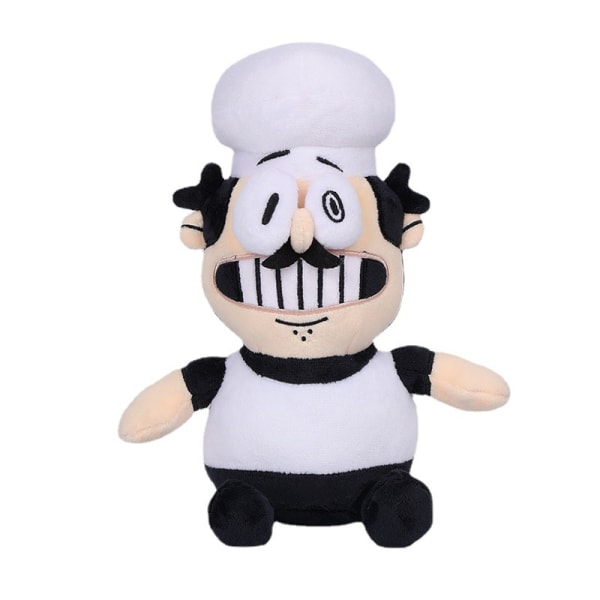 Pizza Tower spel perifera plysch leksaker Pizza kock 25cm