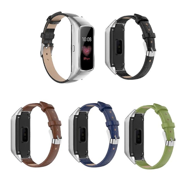 Ersättningsarmband för watch i läder för Samsung Galaxy Fit Sm-r370