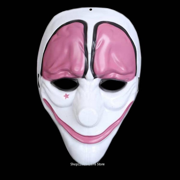 Läskig Clown Mask Payday 2 Us Flag Clown Masks Maskerad Carnival Party Mask Hemsk Rolig Pay Day Mask Halloween rekvisita av hög kvalitet Mask 3