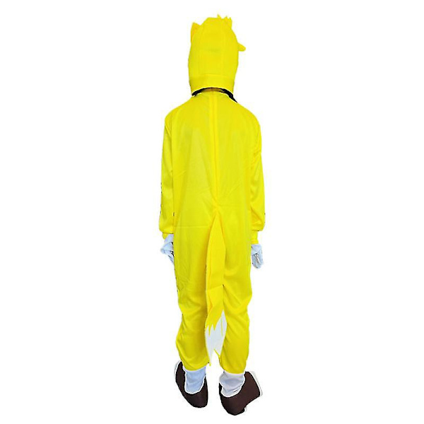 Nytt 2023 barn gula Sonic kläder Halloween kostym outfit set S