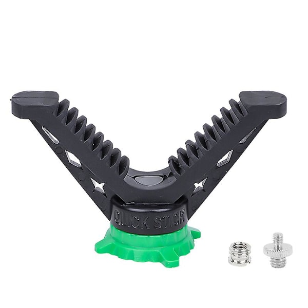 Jakttillbehör Skytte V-yoke Stick Rack Shooting Top Mount 3/8-1/4 Gängfäste för jakt Stativ Bipod Monopod 5 PCS CN