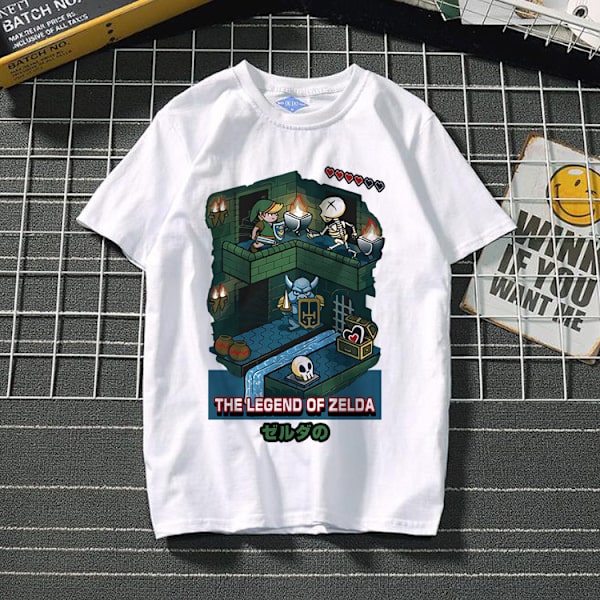 Mario anime perifer T-shirt för män och kvinnor T-shirts 13# 13# Children's S