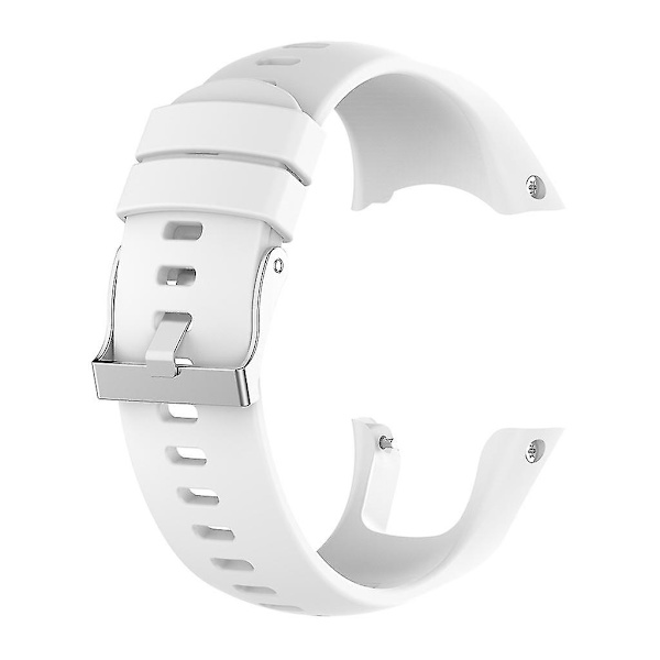 Silikonersättningsarmbandsrem för Suunto Spartan Trainer Wrist Hr Watch-colorwhite