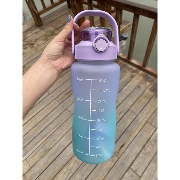 kopp kapacitet plast kopp halm kopp gradient purple 1500ml