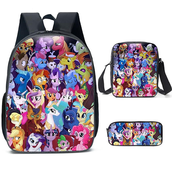 Studentväska My Little Pony Polly ryggsäck F4 Ponyberry-4 Pencil case