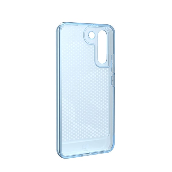 [U] av UAG Designad för Samsung Galaxy S22 Ultra Case Clear Ice Lucent Slim Fit Lätt Snygg Transparent Slagtålig skyddande cerulean galaxys22plus[6.6-inch]