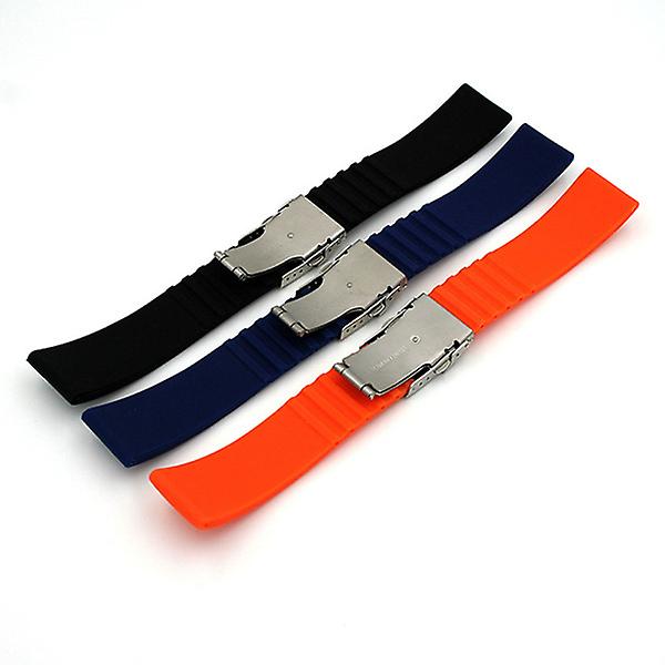 Universal 24 mm watch med snabbkopplingsarmband (orange) Orange none