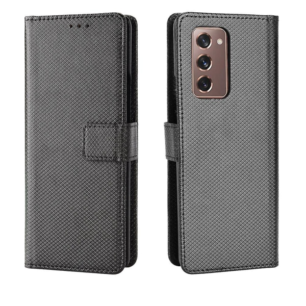 Kompatibel med Samsung Galaxy Z Fold 2 Case , Kickstand Korthållare Cover Magnetisk case För Samsung Galaxy Z Fold 2 A3