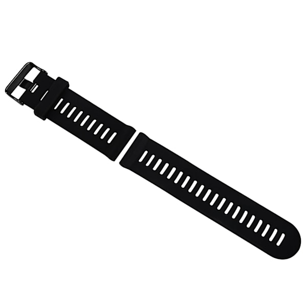 Kompatibel Garmin Fenix ​​3 Hr Soft Silicone Watch Band+verktygssatser Svart Black none