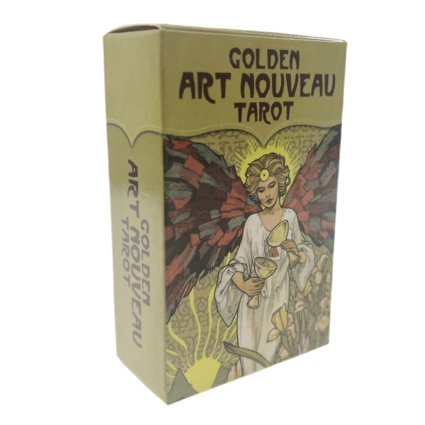 Golden Art Nouveau Oracle Tarot Card  Spådomskort