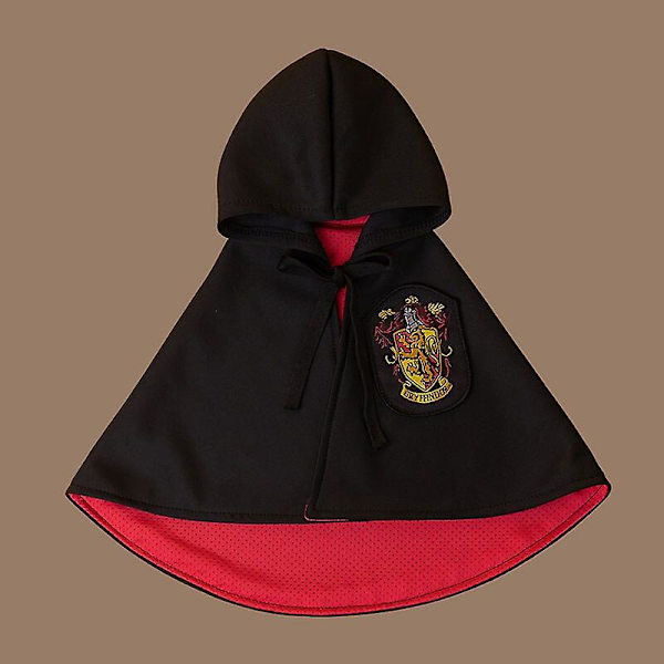 Kattkläder Huvtröjor Kappa Kappa med slips Cosplay Hunddräkt Dekoration Magic-academy Cape Småhundskläder red S
