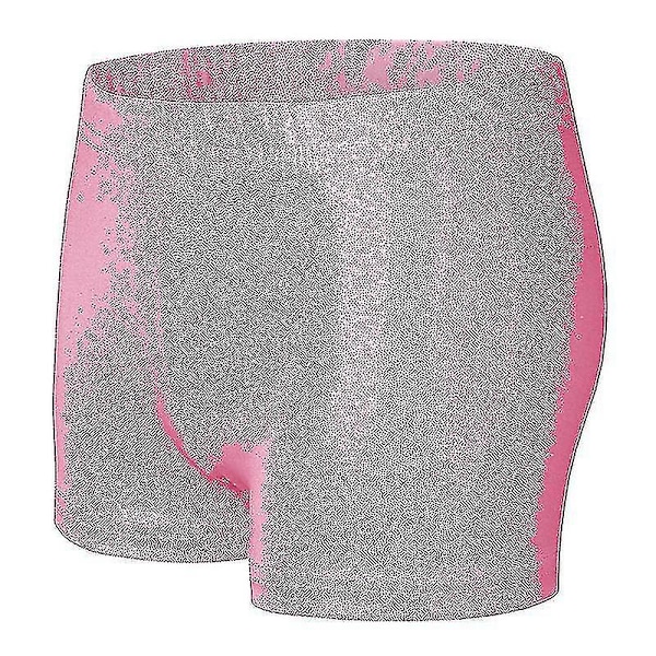 Flickflackshorts för flickor, gymnastikshorts för balett Pink 120cm