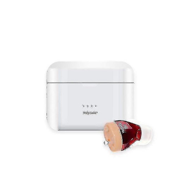 USB uppladdningsbar Fonos hörapparat osynlig hörseljustering V30-red-r