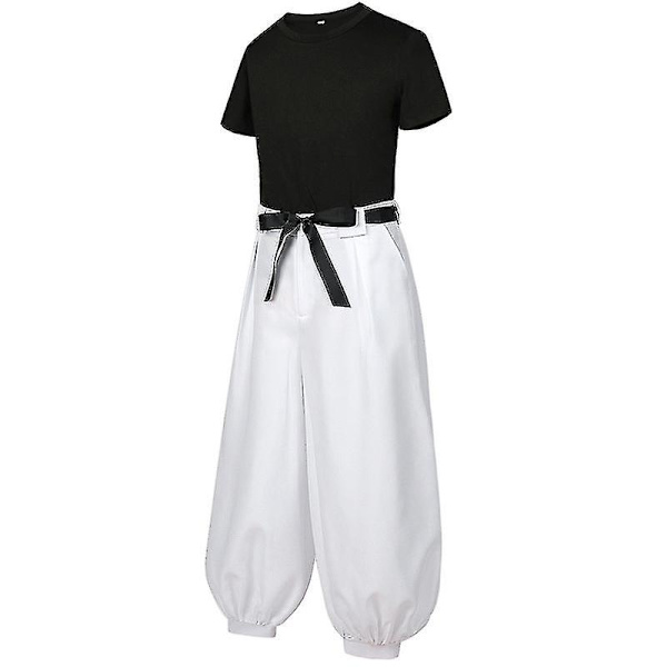 Anime Jujutsu Kaisen Fushiguro Toji Cosplay kostym Vuxen unisex kortärmade toppbyxor kostym Halloween Uniform Party C1 M