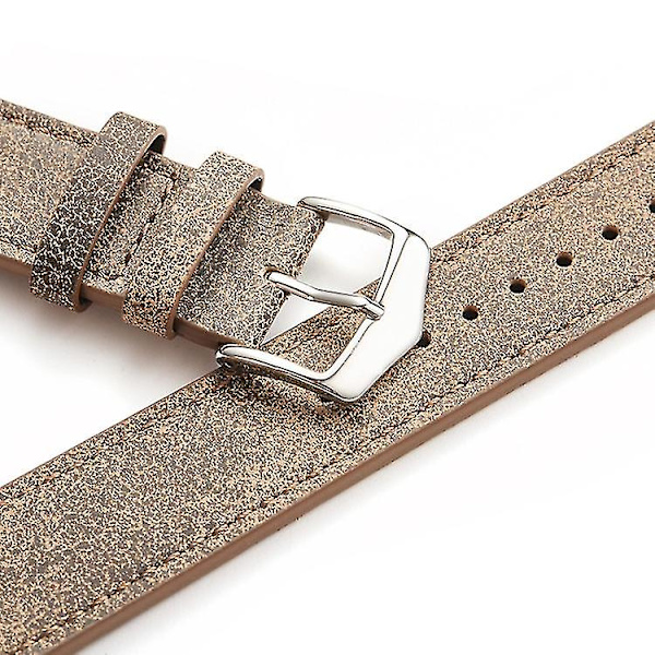 20 mm liten trasig nötskinnsrem som passar för Huawei Watch Black