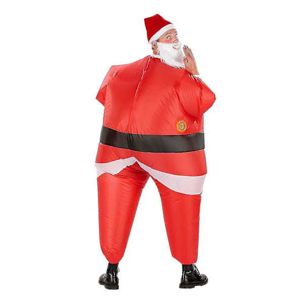 Unisex uppblåsbar jultomte Festlig maskeraddräkt
