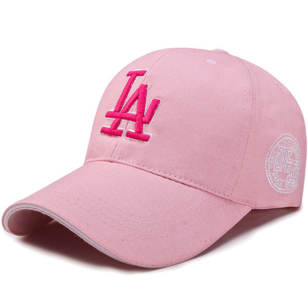 LA Broderad Baseball Keps Hatt Hip Hop Hat pink