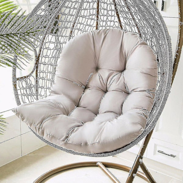 Basket Egg Stol Sittdynor Trädgårdshängmatta Cradle Pads white