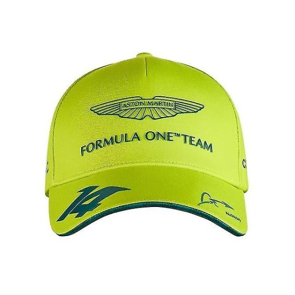 Cap Aston Martin F1 Race Team Alonso Cap för kvinnor Herr Cap för Aston Martin F1 Race Team Alonso Flerfärgsalternativ Light green