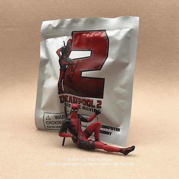 Disney Marvel X-men Deadpool 2 Actionfigur Sittställning Modell Anime Minidocka Dekoration Pvc Collection Figur Leksaker Modell C Deadpool 2-2with bag