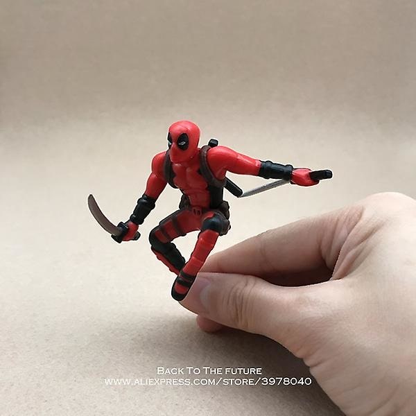 Disney Marvel X-men Deadpool 2 Actionfigur Sittställning Modell Anime Minidocka Dekoration Pvc Collection Figur Leksaker Modell C Deadpool 2-5