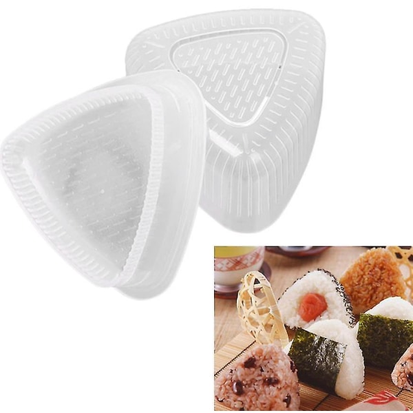 2st/4st/ set Form Gör själv Sushi Form Onigiri Risboll Matpress Triangulär Sushi Maker Sushi Kit Japansk Bento Sushi Tillbehöra D 2pcs Mickey none