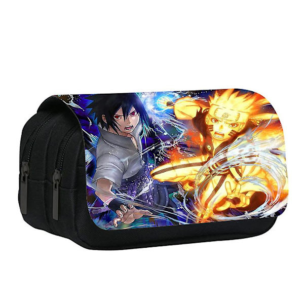 Naruto case Stor kapacitet case Student pennfodral dubbla lager brevpapper Organizer för barn Presenter A