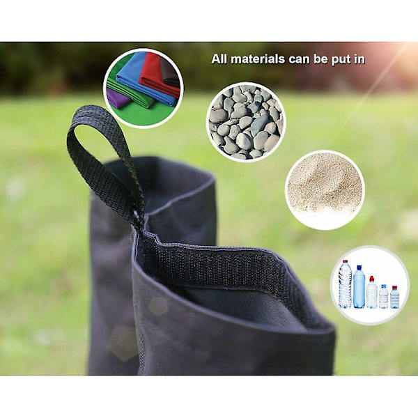 Lot De 4 Sacs De Poids De Qualit Industrielle Pour Tonnelle Pliante, Tente Pliante Extrieure Contrepoids Sac De Pied Tente Quatre Coins,noi null none