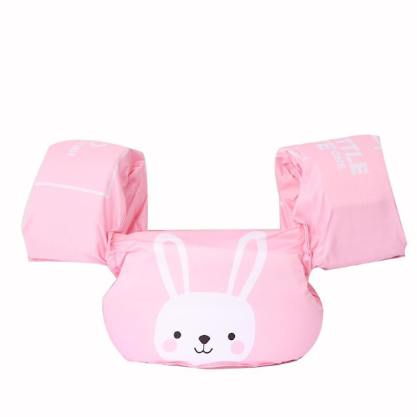 Baby Float Cartoon Arm Sleeve Flytväst Baddräkt Skum Säkerhet Simträning Flytande pool Float Simring Puddle Jumper Z Pink bunny
