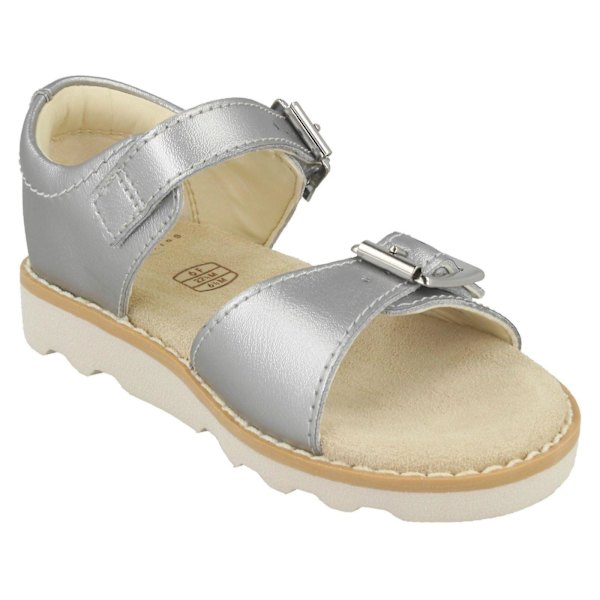 Flickor Clarks Casual Sommarsandaler Crown Bloom T F UK 5 Infant