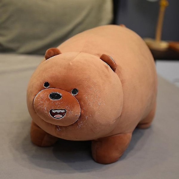 We Bare Bears Plyschdocka Isbjörn/grizzly/panda Uppstoppad leksak The Three Bare Bears Tecknad figur Panda
