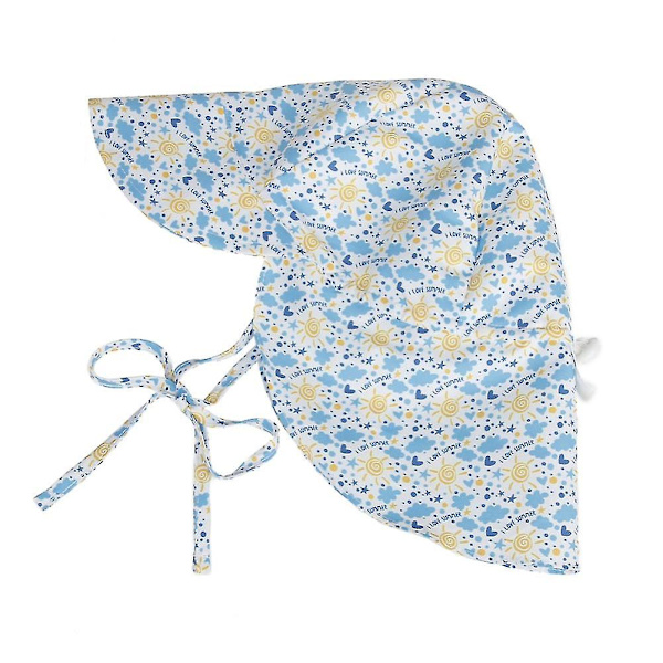 Sommar Solhatt Hals Cover Beach Flap Cap Andas För Barn Pojke Flicka Sun* L