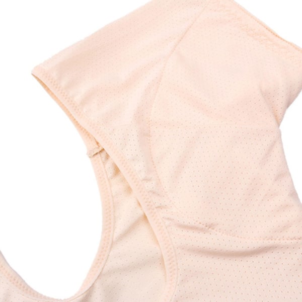 M-xl Underarm svettdyna - Elasticitet Andas underarm Tvättbara armhåla svettdynor Apricot L