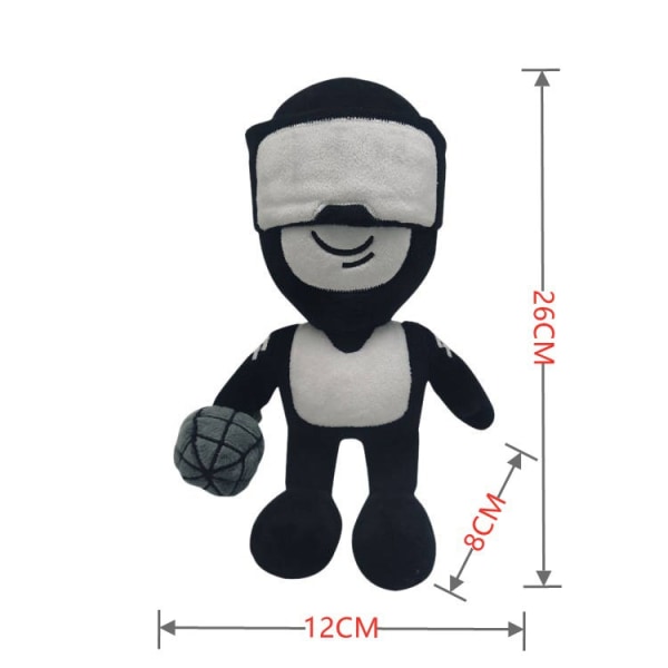 Friday Night Funkin Plysch Toy Tankman 26cm