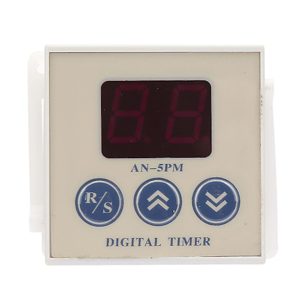 An-5pm-r AC 220v Power On Delay Timer Digital 8-stifts tidsrelä med larm null none