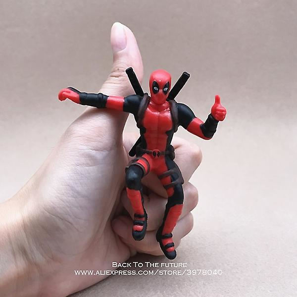 Disney Marvel X-men Deadpool 2 Actionfigur Sittställning Modell Anime Minidocka Dekoration Pvc Collection Figur Leksaker Modell C Deadpool 2-6
