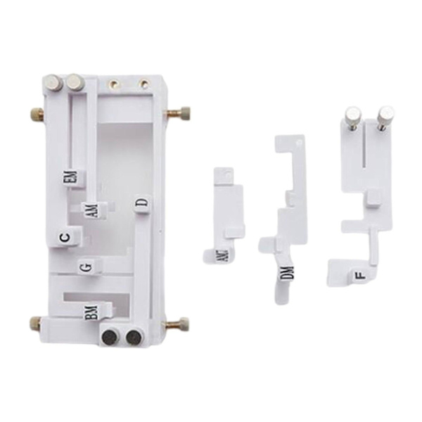 Klassisk gitarr Lärohjälpmedel Inlärningssystem Studera Öva Smärtsäker Finger Booster Ackord Tillbehör White