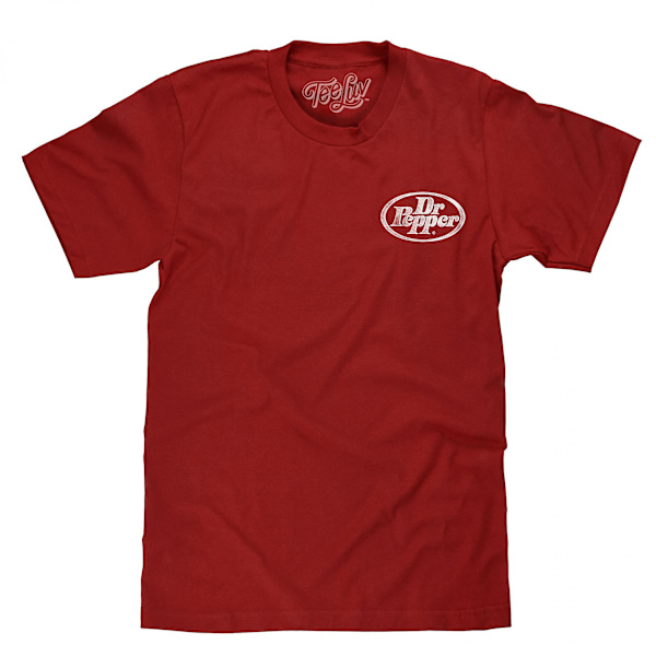 Dr. Pepper Lita på mig jag är en Dr. Front-Back T-shirt Red X-Large