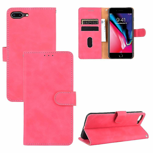 Skin Feel Case För Iphone Se 2022 / Se 2020 / 8 / 7 Rose Red