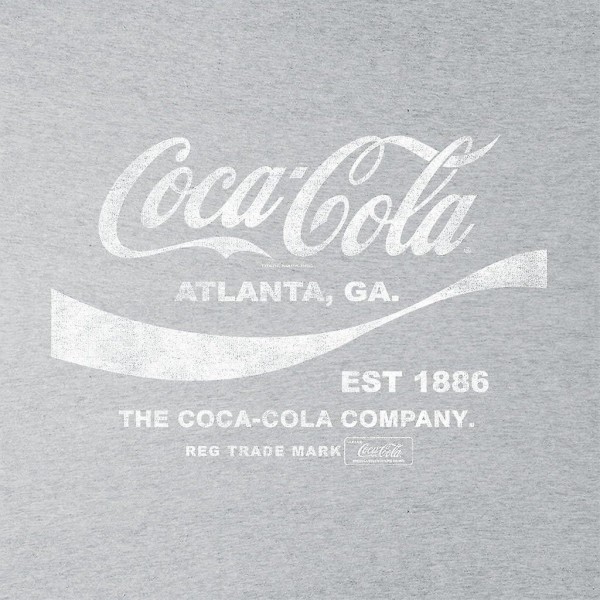 Coca Cola Drink 1886 T-shirt för män Grey S